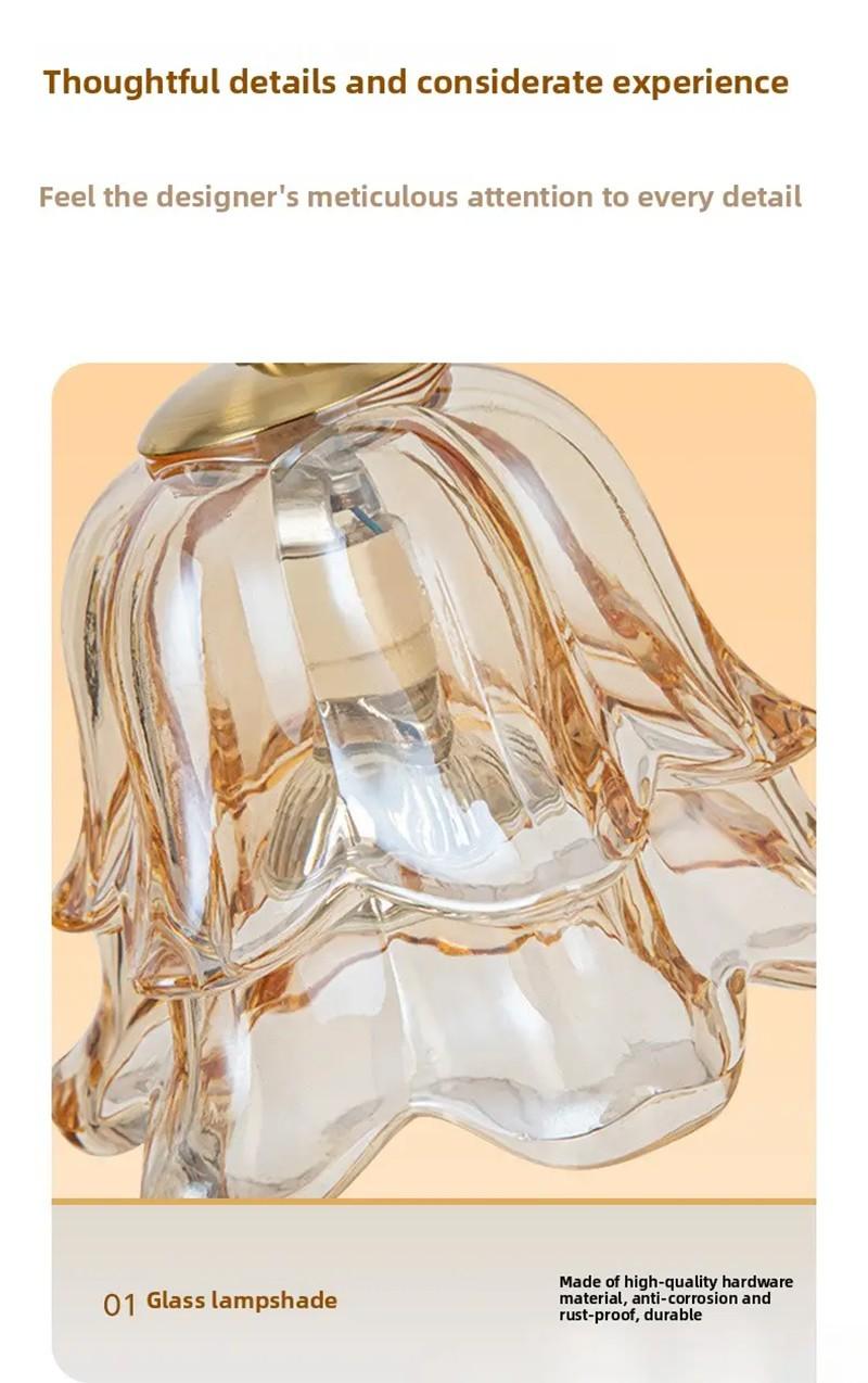 Gold Floral Wax Melt Lamp with Timer & Adjustable Base, Safe Flameless Candle Warmer for Long-Lasting Fragrance & Home Aesthetic