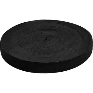 43 Yard Elastic Bands for Sewing Wide 1 Inch Elastic Bands Spool Stretchy Flat Strap Knit Wigs Pants Waistbands Craft DIY Projects Black