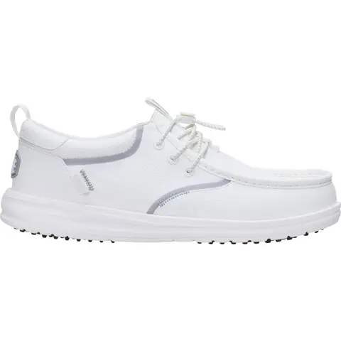 HEYDUDE Wally Golf Classic Toggle - Comfortable Slip on Shoes with Toggle Lock
