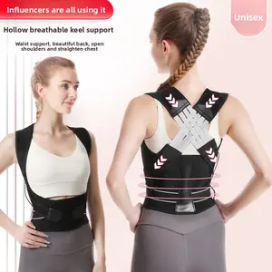 TikTok-style back correction belt for hunchback correction, posture corrector for adults, men and women, for beautiful back and open shoulders