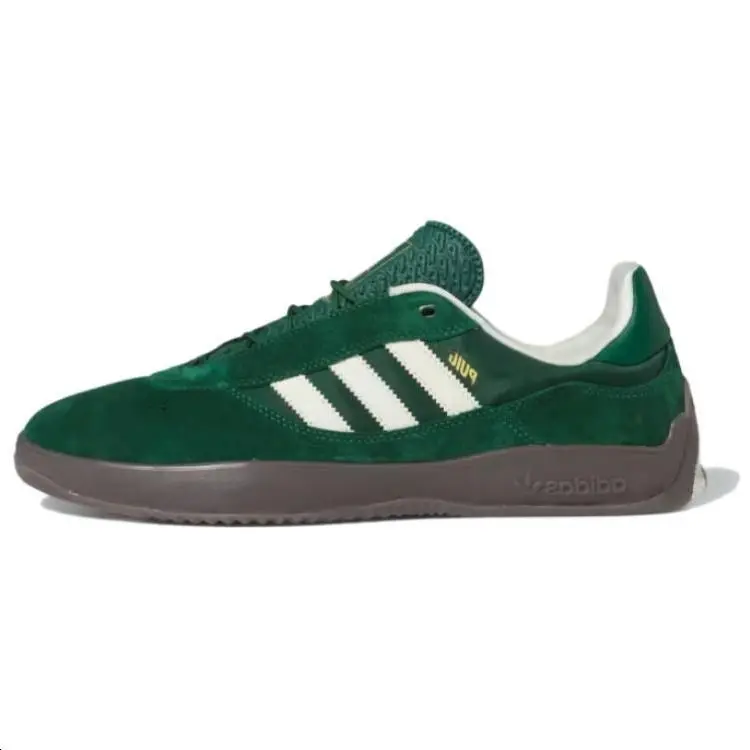 Adidas Puig Dark Green Gum' Durable Non-slip Low Top Skate Shoes Men's IE3150