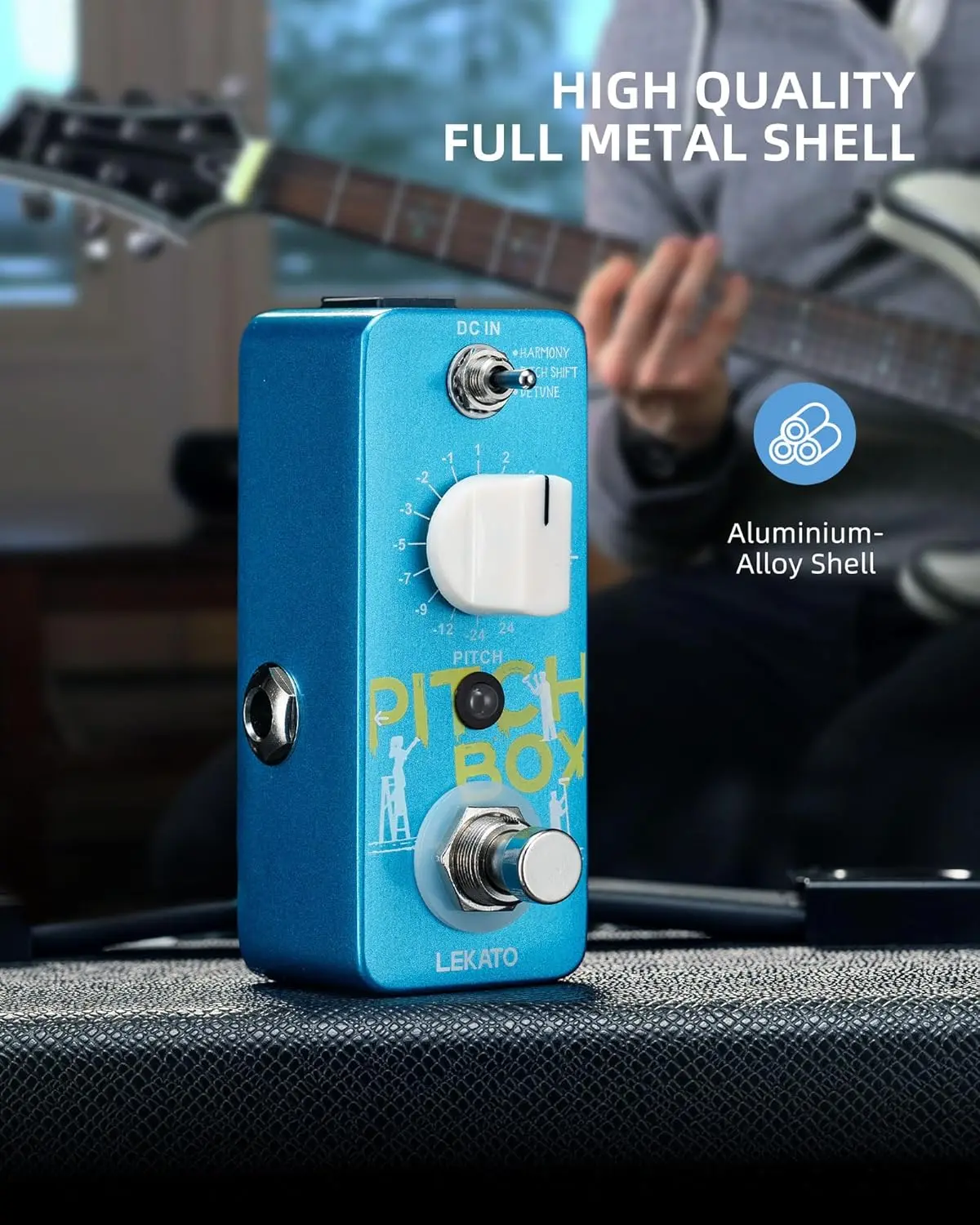 MOOER/LEKATO Digitech Drop Pedal, Harmonizer Guitar Effect Pedal