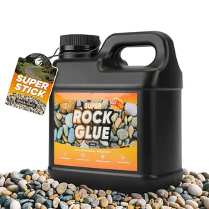 Rock Glue for Landscaping 35OZ - Super Stick Mulch Glue with -Drying for Pebble&Pine Straw,  Gravel Binder for Outdoor Landscape Walkways, Yards, Driveways, Up to 2Years