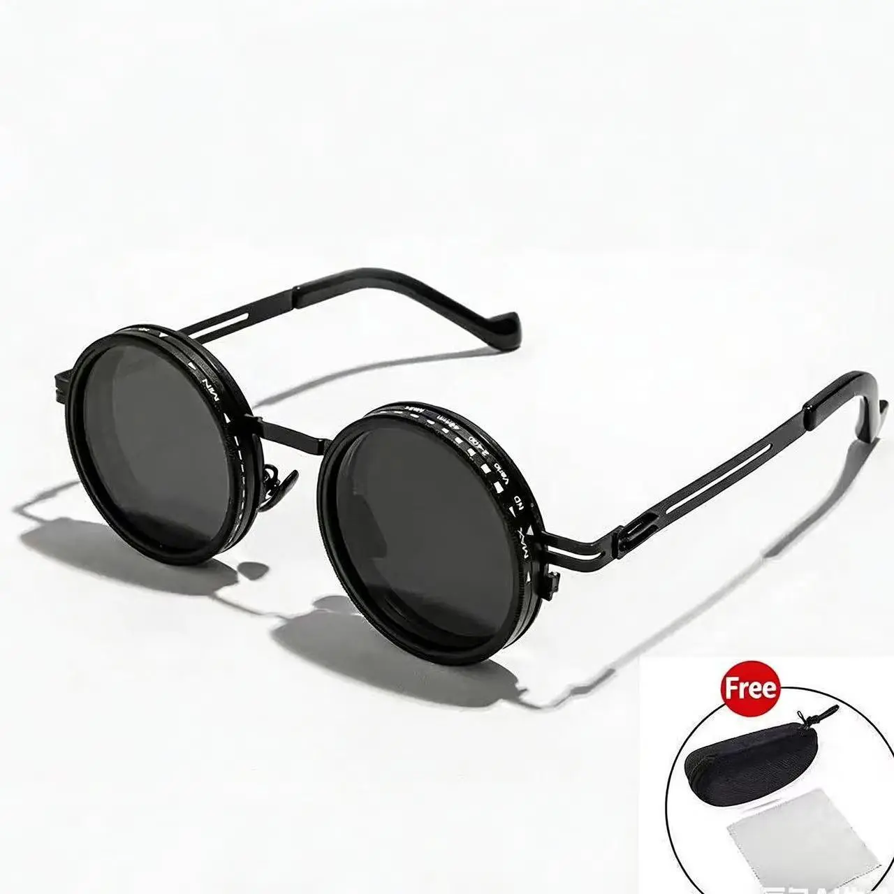 Black ND2-400 Adjustable Filter Sunglasses