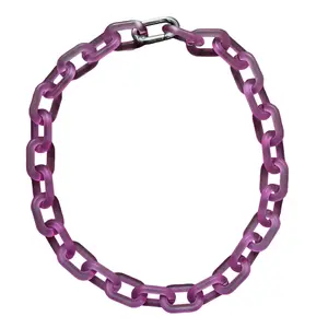Pink X-Ray Link Necklace