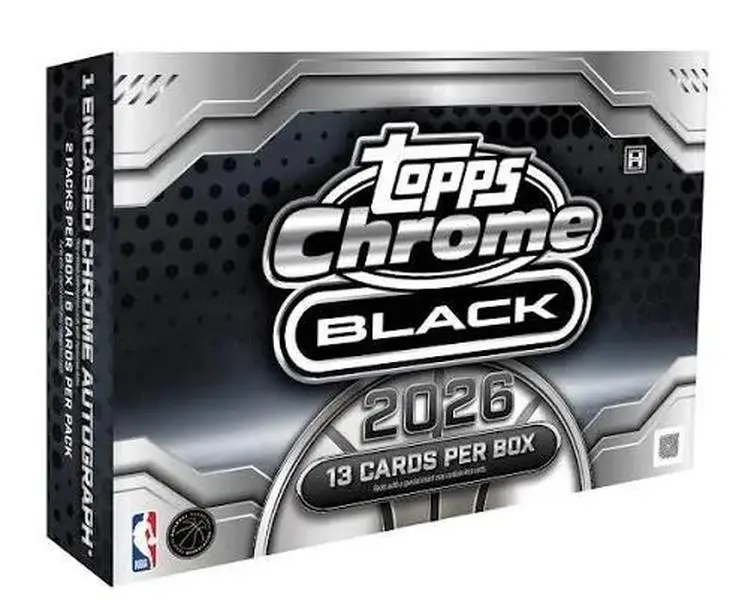 2025-26 Topps Chrome Black Basketball - Hobby Box