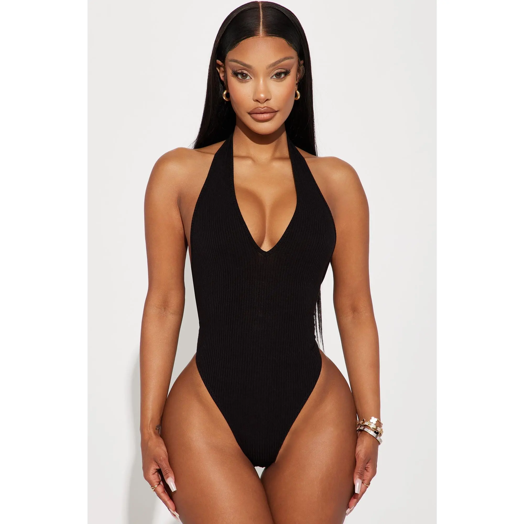 Karol Halter Bodysuit - Black