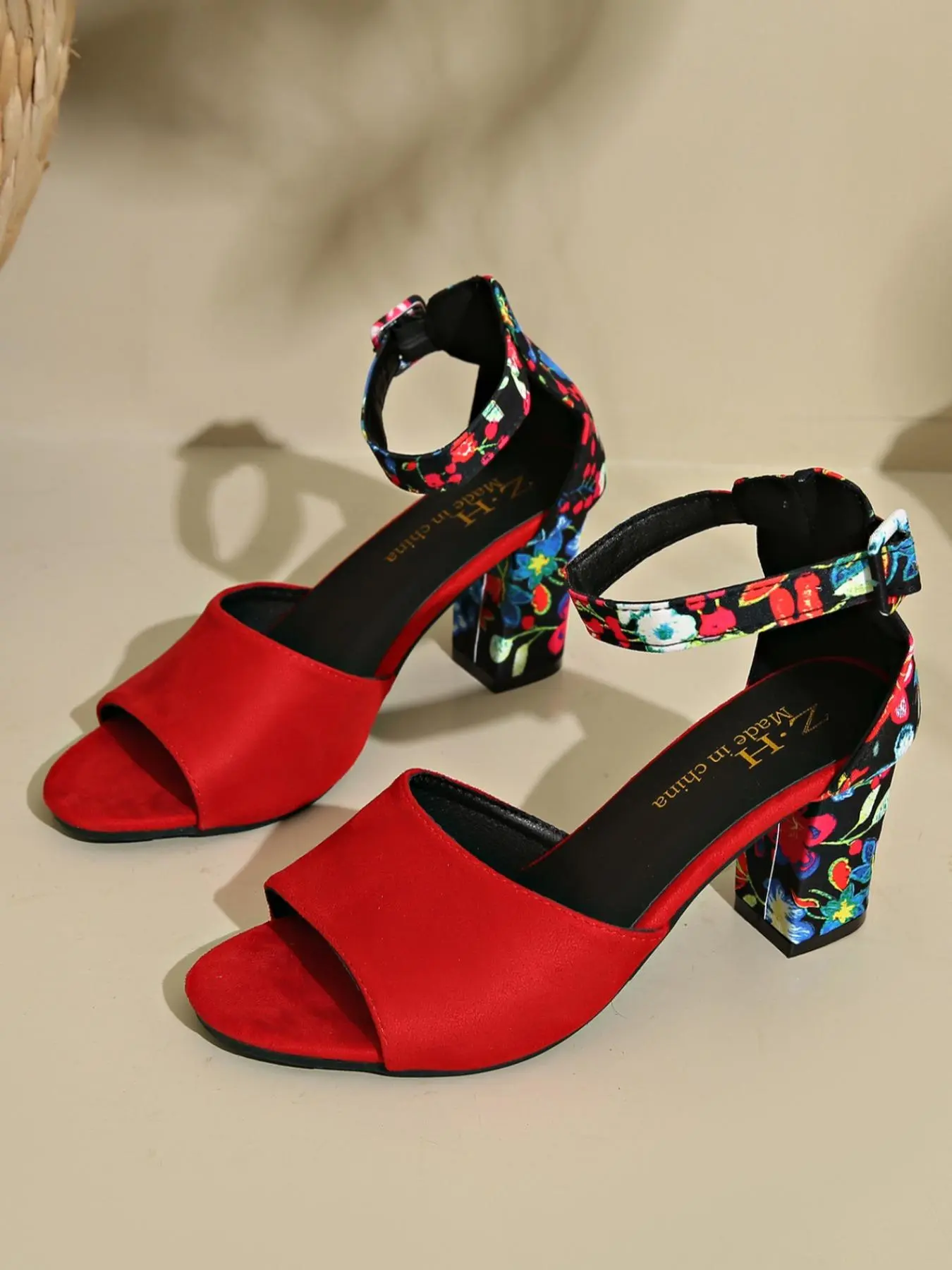 Women's Fashionable Rainbow Stripe Design Heeled Sandals, Fancy Sandals, Elevated Sandals, Elegant Ankle Strap Sandals for Party, Daily Clothing Decor, Trendy All-match & Exquisite Heels for Women, Footwear