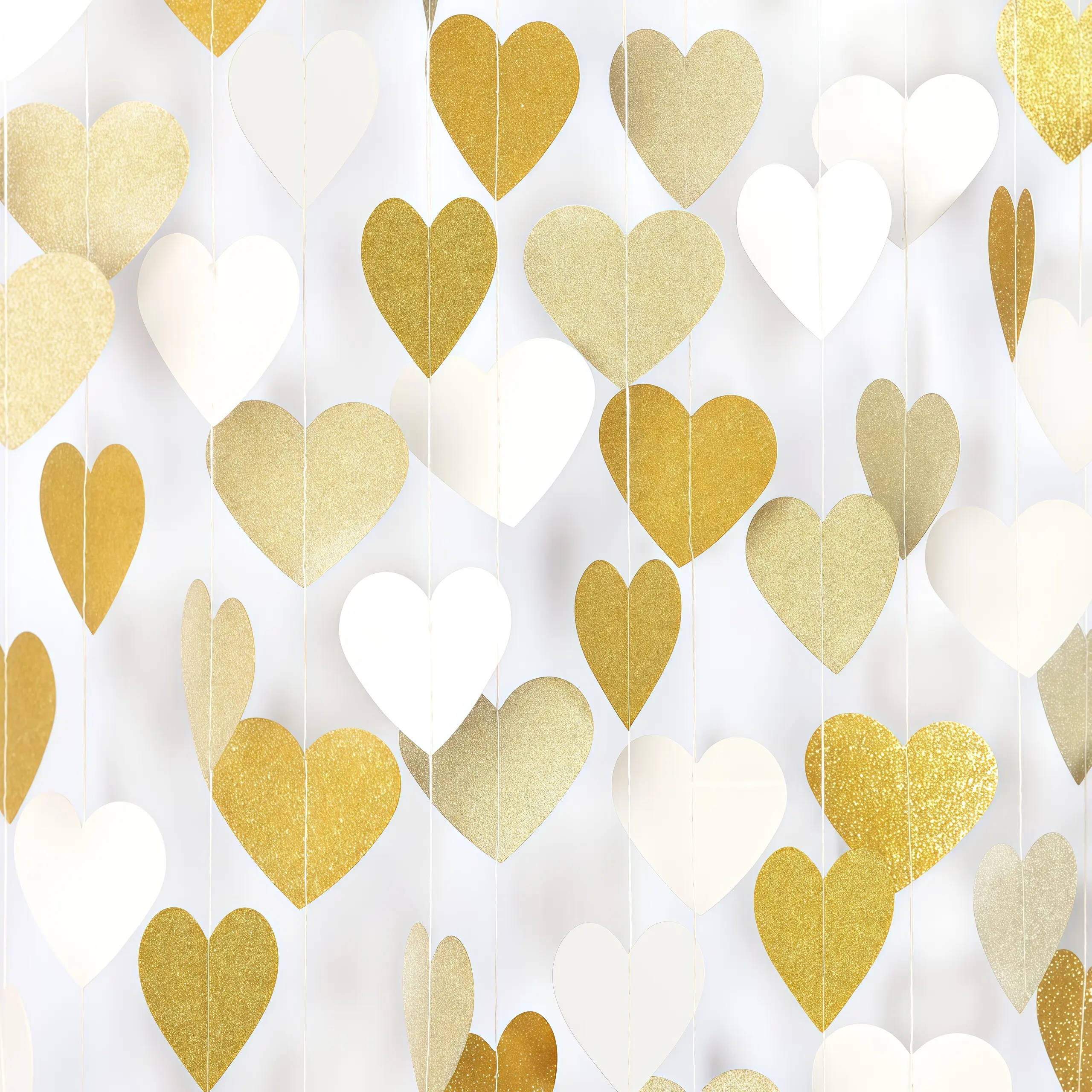 Golden heart shape  79 feet
