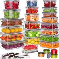 40 PCS (20 Lids + 20 Containers)