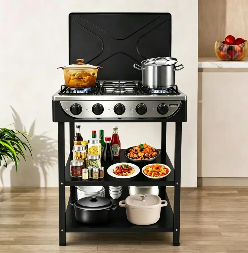 5-Burner Natural Gas  –  Outdoor Cooking Station