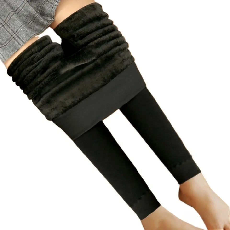 Winter Warm Fleece Lined Leggings for Women - High Waisted Thick Thermal Velvet Tights, Buttery Soft 4-Way Stretch, Tummy Control Heat-Retention Pants, Moisture-Wicking Eco-Friendly Activewear for Winter Daily & Outdoor