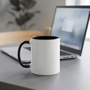 15oz Sublimated Ceramic Coffee Mug, Reusable Washable Kitchenware Drinkware (Reuse-Friendly)