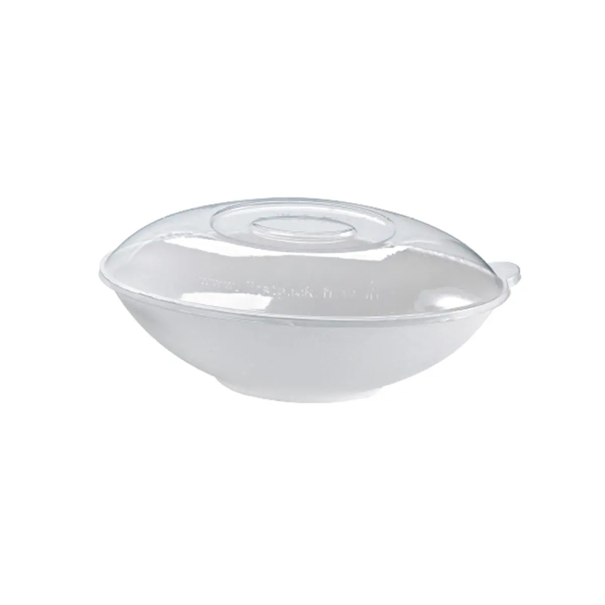 212 MAIN Oval Plastic Food Storage Container Lids - Recyclable, Grease-Resistant, Leakproof Kitchen Lids (Pack of 250)