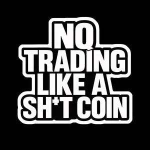 NQ Trading Like a Sh*t Coin Sticker