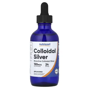 Nutricost Colloidal Silver, Unflavored, 4 fl oz (118 ml)