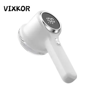 Rechargeable Electric Sweater Shaver Lint Remover, Bionic Beehive Mesh Guard, Noise Reduction Structure, Sharp Stainless Steel Blades, Effortless Household Fabric Fuzz & Pill Removal Tool--VIXKOR