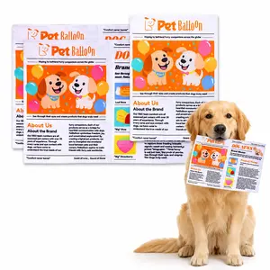 Pet Balloon Crinkle Newspaper Dog Toy for Dogs, Interactive Enrichment Toy, Mental Stimulation & Boredom Relief, Realistic Crinkle Sound, Teeth Cleaning, Safe Non-Toxic Fabric, Washable, Quick Dry, 3PCS Set summerwins