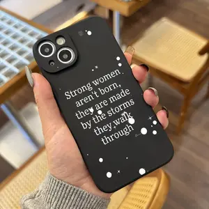 Simple Motivational Quotes Phone Cover for  iPhone 17 Promax/16/15/14/13/12/11- Protective Gift