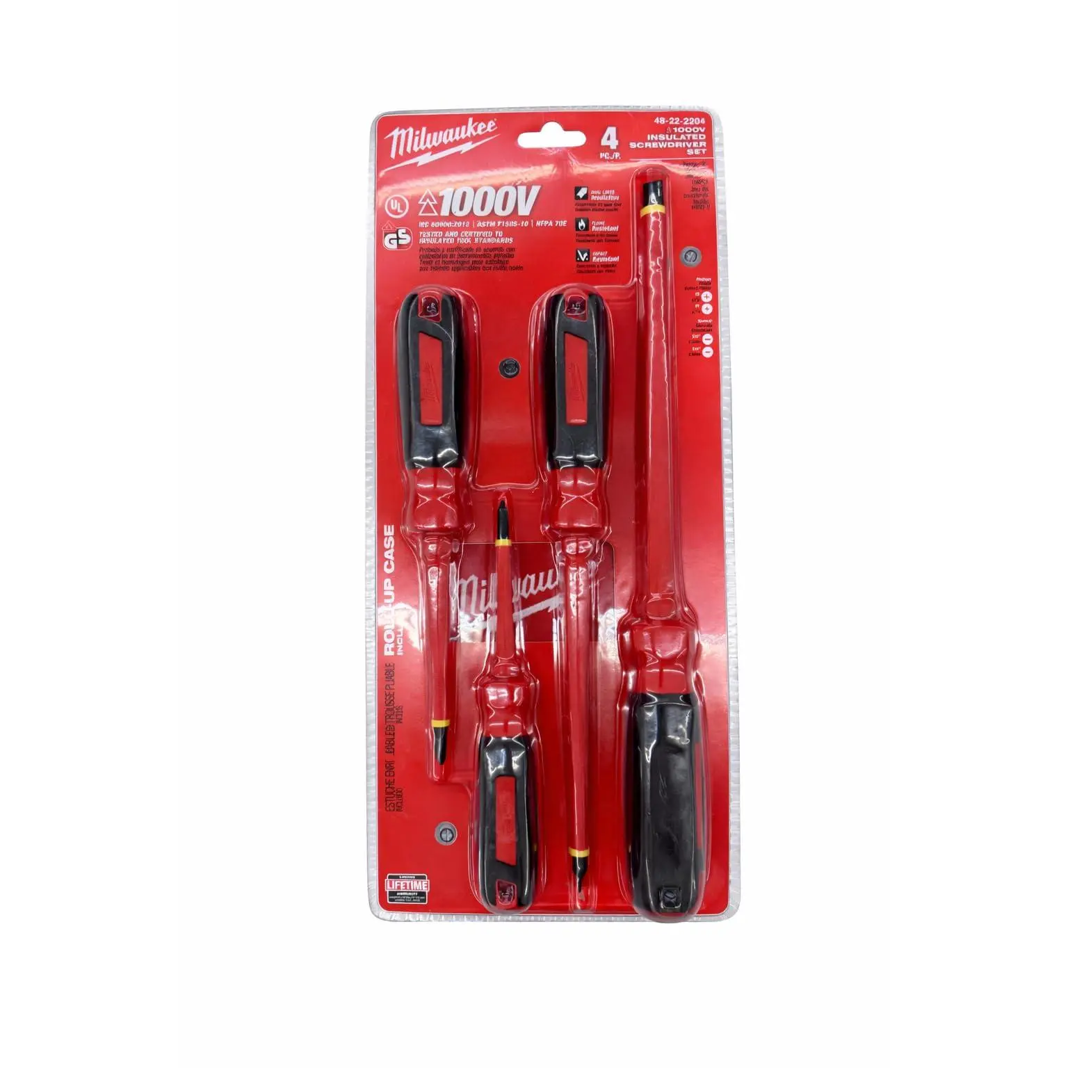 Milwaukee 48-22-2204 4-Piece Insulated Screwdriver