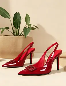 Women's Fashionable Solid Color StilettoHeels, Elegant Pointed Toe Slingback Heels,Elegant Versatile Shoes for Daily, Party Wear,Footwear