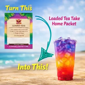 Single Loaded-Tea On-The-Go 15 Calories, Sugar-Free, No Crash Energy, No MLM Products, Handy Keep-Anywhere Kit