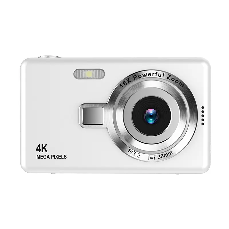Portable Retro Vintage CCD Digital Camera - HD Mini Compact Model with Built-in Lens, Beauty Mode, Lightweight Durable Body, HD Video Recording, Button Operation for Students, Daily Outings & Travel Shooting