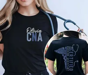 Personalized Certified Nursing Assistant Shirt, CNA, Certified Nursing Assistant T Shirt, Nurse Appreciation, Gift Nurse Shirt, Future CNA RRT
