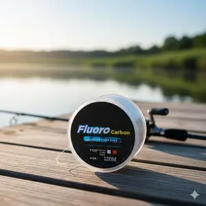 Fluorocarbon Leader Carbon Fiber Fishing Line Sinking 120m High Strength 0.20-0.60mm 7.15-45lb Lure Casting Saltwater Freshwater Durable Superline
