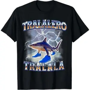 Tralalero Tralala Shark Meme Bootle T-Shirt