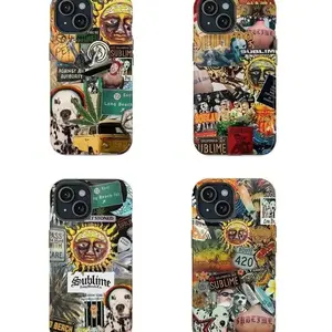 Sublime 90s Reggae Punk Style Tough Phone Case with Santeria & What I Got Lyric Art. Available in 4 Unique Styles for iPhone 11, 12, 13, 14, 15, 16, 17 Pro Max Plus.