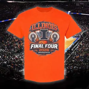 Illinois Final Four 2026 Indianapolis Basketball T-Shirt