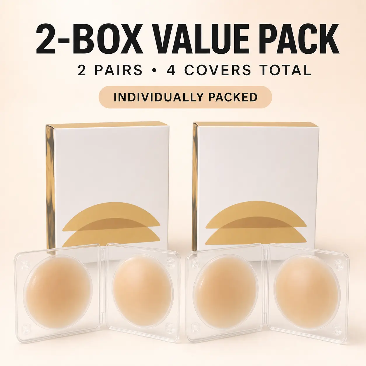 Nipple Covers for Women,Waterproof Silicone Nipple Pasties Reusable,Ultra Thin Adhesive Nipple Cover Petals