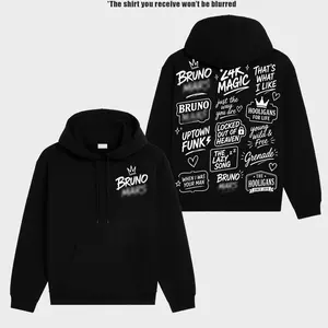 Bruno The Romantic Tour 2026 Unisex Oversized Premium Cotton Hoodie Sweater T-Shirt, The 24K Magic Hoodie Sweater T-Shirt , Vintage Music Merch Sweatshirt Hoodie T-Shirt, Retro 90s Indie, New Album Gift For Fans