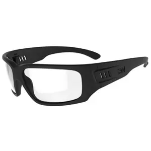 3M Maxim Elite 1000 Safety Glasses Black with Clear Anti-Fog Lenses