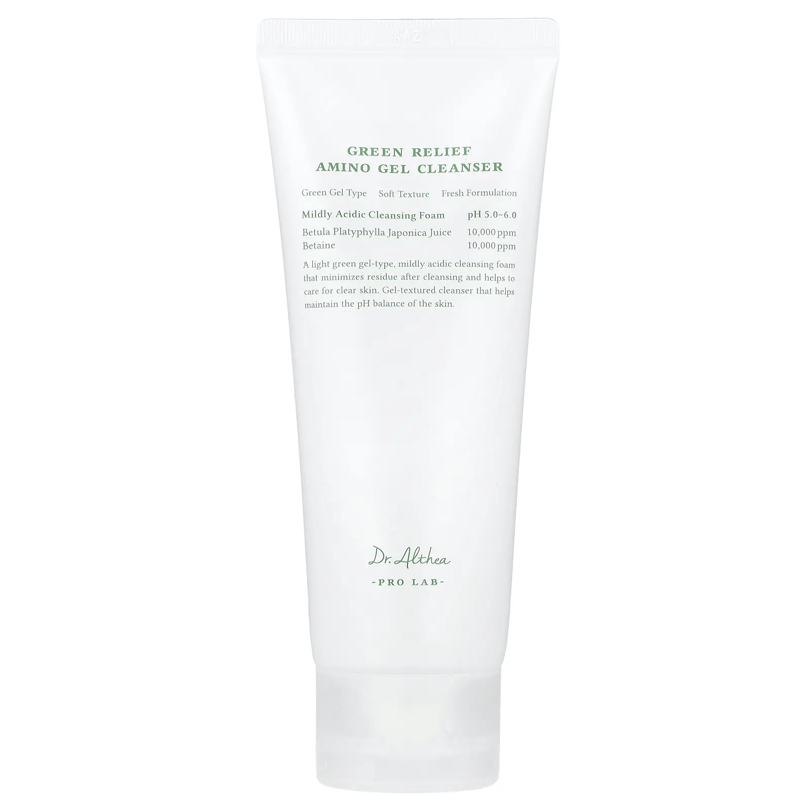 Dr. Althea Green Relief Amino Gel Cleanser, 3.38 fl oz (100 ml)