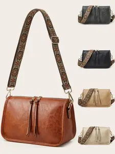 Women's Fashionable Crossbody Bag, Vintage Crossbody Bag, Casual Versatile Bag for Daily Used, Everyday Crossbody Bag, Cross Body Bags