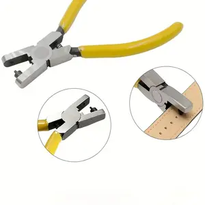 Watch Band Punching Tool, Leather Belt Hole Puncher, Universal Shoe Lace Puncher, Small Hole Punch for Belts Shoes Fabric Dog Collars DIY Crafts