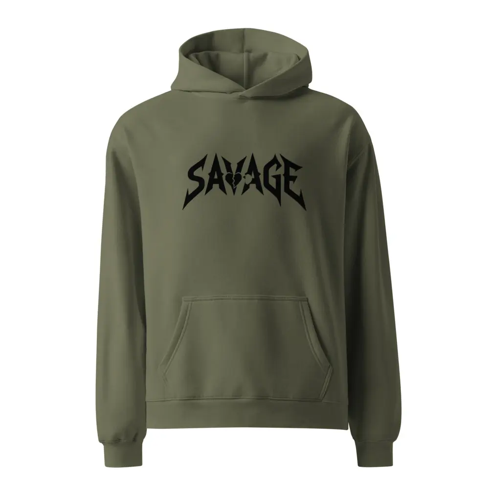 Savage Hoodie Blk Logo