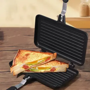 Sandwich Griddle Bread Double-Sided Frying Pan Flat Double-Sided Pocket Bread Detachable Non-Stick Frying Pan