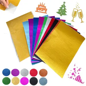 Self-Adhesive Sparkly Cardstock 21cm x 30cm - 20 Sheets, 10 Colors, Heavy-Duty Shimmering Paper, Durable Flashy Cardstock, Suitable for Cricut, Halloween, Christmas Cards, Graduation Scrapbooks, DIY, Party Decorations, and More