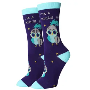 Ladies Knight Owl Socks