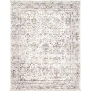Canvello Modern Design Power Loom Area Rug- 2' X 3'