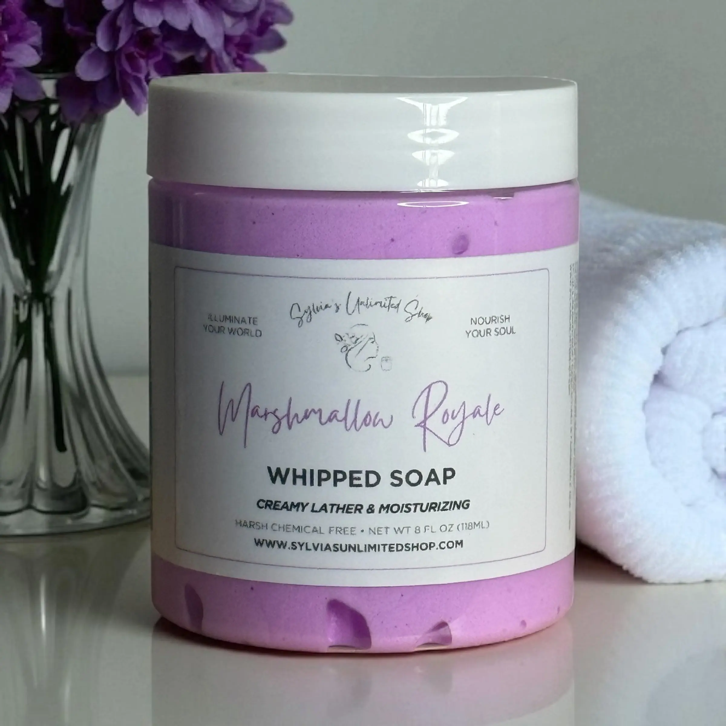 8oz. Marshmallow Royale Whipped Soap
