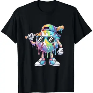 Baseball Life Style 101 Apparel Youth Drip Baseball Boys Kid T-Shirt