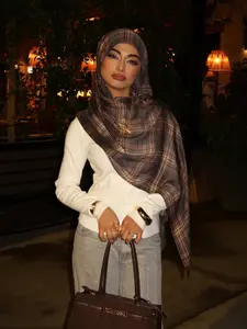 Women's Scarf, Bohemian Style, Camellia Pattern, Watercolor & Marble Design, Ideal for Everyday Use, Stylish Accessory, Boho Style Scarf