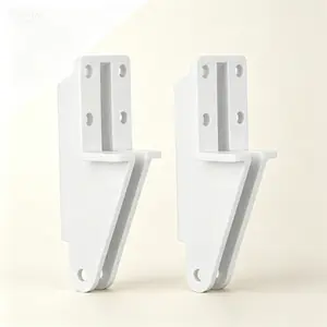 2 Pack Door Closer Bracket Hardware Replacement Post Jamb Bracket Plastic Replacement Parts for Door Closers White Storm Door Closer Accessories Heavy Duty Durable