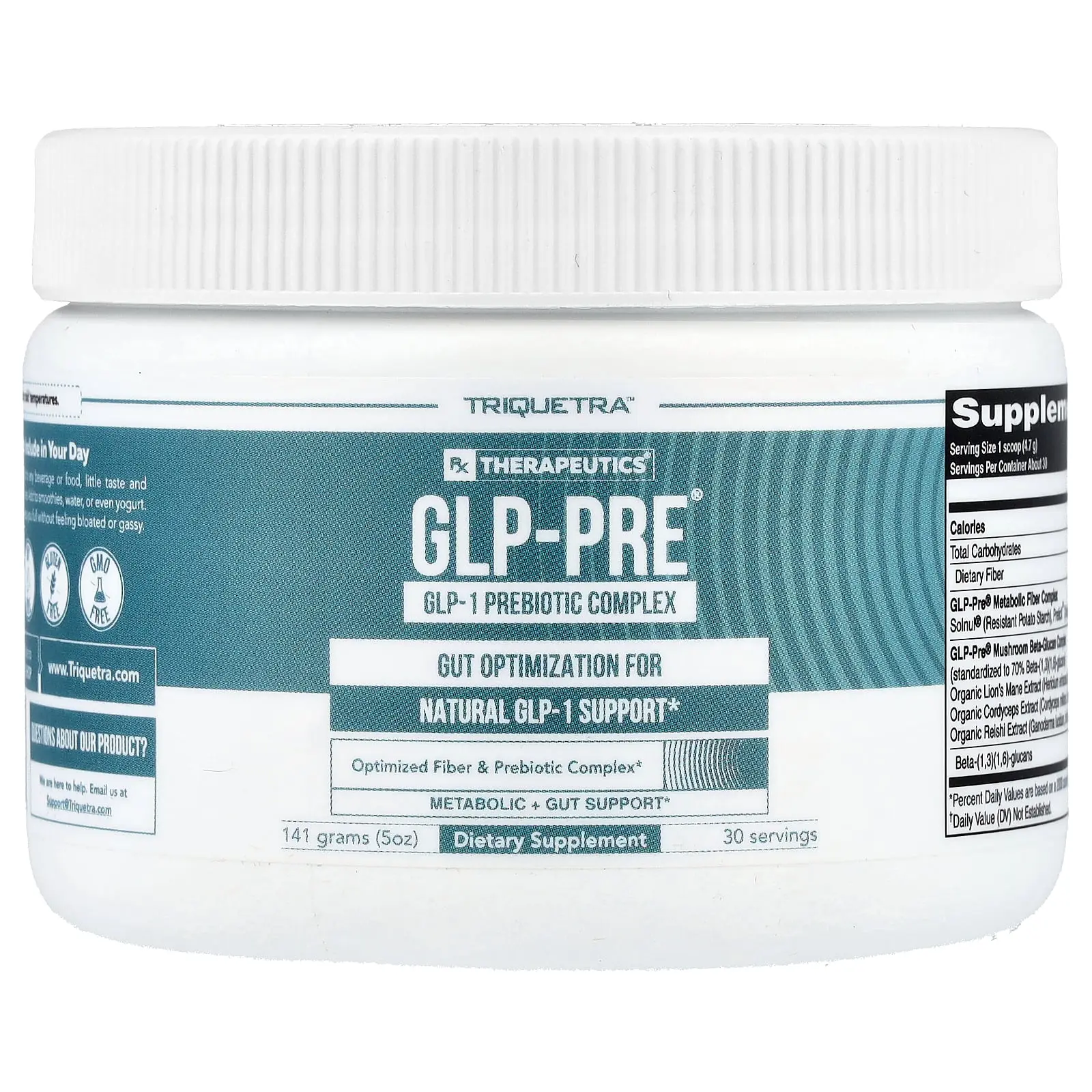 Triquetra Health PX Therapeutics®, GLP-Pre® GLP-1 Prebiotic Complex, 5 oz (141 g)