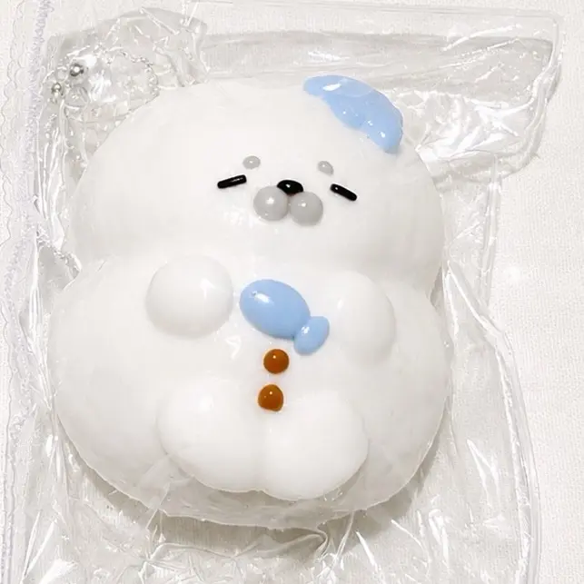 Taba Squishy Sleepy Seal | Handmade Slow Rising Kawaii Animal Stress Relief Sensory Fidget Toy
