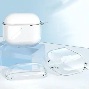 Clear TPU Earphone Case, 1 Count Earphone Protective Cover, Earphone Accessories Compatible with AirPods 1/2/3/4 Pro/Pro2